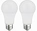 TCP 60 Watt Equivalent, LED A19 Standard Shape Light Bulbs, Soft White, Dimmable (2 Pack)