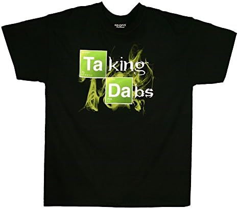 Herbivore Designs Mens - Taking Dabs T-Shirt - X-Large - Black - High Quality Cannabis &amp; Marijuana Apparel