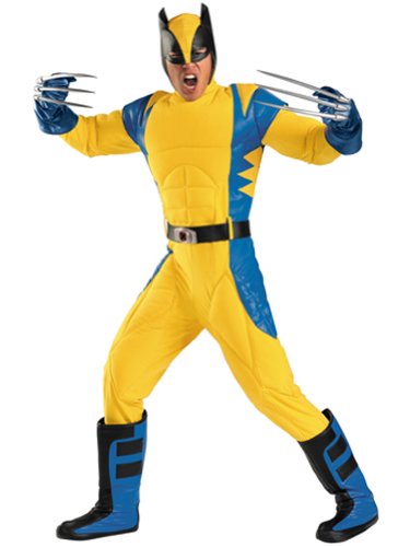  Mens Wolverine Costume High Quality Rental Quality Costume Wolverine With Muscles