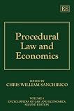 Procedural Law and Economics (Encyclopedia of Law and Economics, Second Edition)