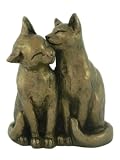 YUM YUM & FRIEND Bronzed Cats Sculpture by Paul Jenkins