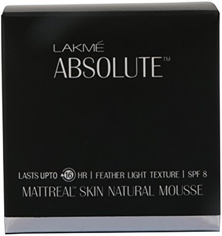 Lakme Absolute Mattreal Skin Natural Mousse - Ivory Fair 01 25g by Lakme