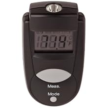 Supco PIT1 Pocket Infrared Thermometer, -33 to 220 Degrees C, -27 to 428 Degrees F, Accuracy of + or - 2 C, Degrees