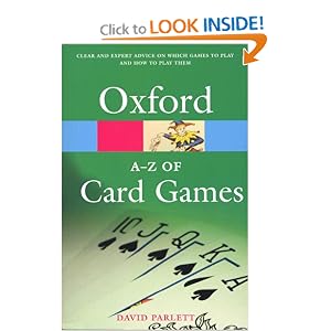 The A-Z of Card Games (Oxford Paperback Reference) by David Parlett