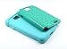 Thousand Eight(TM) For LG Optimus L70 Diamond Studded Silicone Rubber Skin Hard Case + [FREE LCD Screen Protector Shield(Ultra Clear)+Touch Screen Stylus] (Diamond Teal/Green)