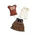 Toys : Barbie Fashion Fever Hilary Duff Outfit Trendy Skirt, Shorts, Top and Accessories