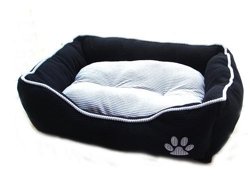 Hundebett Cord Gr. L ca. 90 x 75 cm