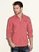 GUESS Pacific Long-Sleeve Shirt, RED (XS)