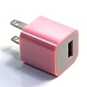 [Total 9 Colors]USB Wall Charger for iPhone 3G/3GS/4/iPad/Pink (4021-2)