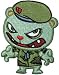 Happy Tree Friends Cartoon Patch - 2.75 Flippy Bear