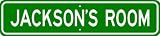 JACKSON ROOM SIGN - Personalized Gift Boy or Girl, Aluminum