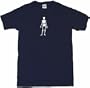 Human Skeleton Logo Men's Tee Shirt 3XL-Navy