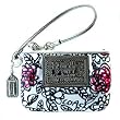 Coach Graffiti Floral Signature Poppy Wristlet Case Bag for IPOD