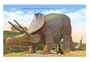 Triceratops in Dinosaur Park, South Dakota Art Poster Print, 18x13