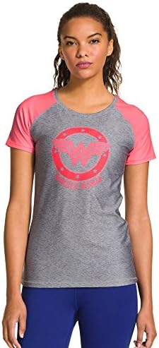 Under Armour Women's HeatGear® Sonic Wonder Woman T-Shirt Extra Small True Gray Heather
