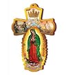 Wooden Wall Cross - Our Lady of Guadalupe - 12" Height - MADE IN ITALY