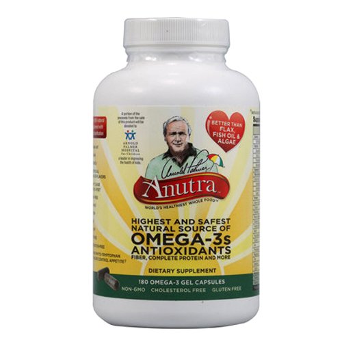 Anutra Omega-3S Antioxidants Supplement, 180 Count