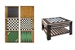 Authentic Models MF005 Ivory and Honey Game Table