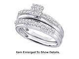Stunning 2 Pc. Gold 1/2 CTW. Genuine Diamond Bridal Set *** SPECIAL SALE ***