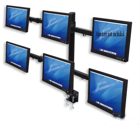 LCD-2000 Hex 6 LCD monitor stand Fully Adjustable