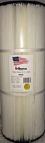 PACK of 2 Hayward CX1100RE ALL AMERICAN Cartridge, Unicel C-8610, Pleatco PA100, Aladdin 19905, Filbur FC-1290, Star Clear II C-1100 Swimming Pool Replacement Cartridge