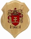 Wang Coat of Arms Plaque / Family Crest Plaque