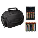 Accessory Kit for Canon Powershot S2 IS, S3 IS, S5 IS, and SX100 Digital Cameras with Digital Camera Case + (4) 2700mAh AA NiMH Batteries & 110/220V Rapid Charger + Additional (4) 2700mAh AA NiMH Rechargeable Batteries