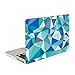 GMYLE Plastic Hard Case Compatible with Old MacBook Pro 13 Inch with Retina Display No CD-ROM (A1502/A1425, Version 2015/2014/2013/end 2012), Blue Geometric