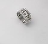 Diamond Ring 034k G.V.V.S Diamonds on 18k White Gold Gucci Ring Made in Italy 41xBq1kWFML. SL160 Diamond Ring 034k G.V.V.S Diamonds on 18k White Gold Gucci Ring Made in Italy