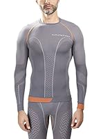 Spaio Camiseta Técnica Emmitou Silver 01 (Gris / Naranja)