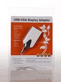 USB 2.0 Display Adapter * USB auf VGA * Multidisplay Adapter mit einer maximalen Auflösung von 1600x1200 Pixel * NEU