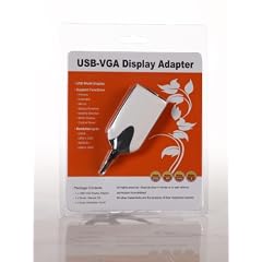USB 2.0 Display Adapter * USB auf VGA * Multidisplay Adapter mit einer maximalen Aufl�sung von 1600x1200 Pixel * NEU