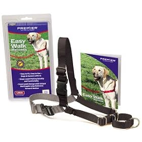 PREMIER Easy Walk Dog Harness MED/LARGE BLACK
