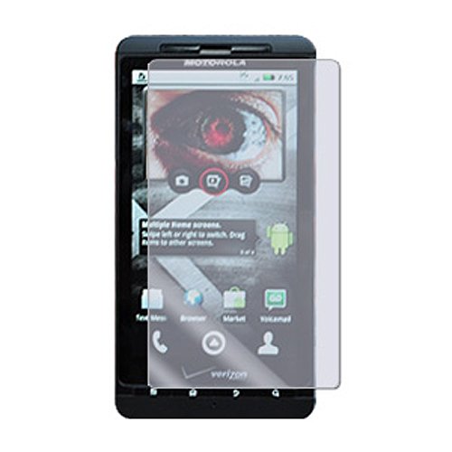 Amzer Super Clear Screen Protector with Cleaning Cloth for Motorola Droid X A955 - 2 Pack