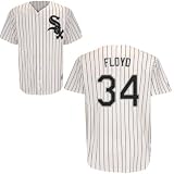 Men`s Chicago White Sox #34 Gavin Floyd Home Replica Jersey