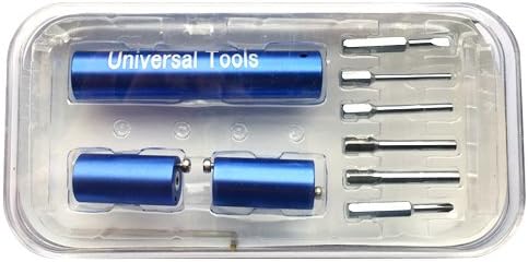 Galaxy Supply 6 in 1 DIY Tool Kits Coil Master Neccessory Coil Jig Kits (Blue)