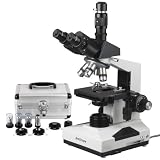AmScope 40X-1600X Lab Clinic Vet Trinocular Phase Contrast Microscope