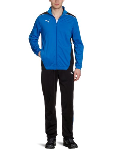 PUMA Herren Trainingsanzug Foundation Poly, puma royal-black, XXXL, 653575 02 Preisvergleich