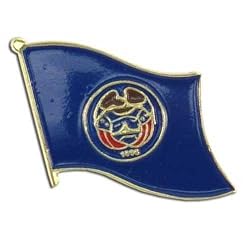 Utah Flag Lapel Pin