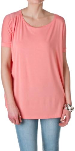 Piko 1988 Women's Short Sleeve Loose Fit Bamboo Top, Peach, Small