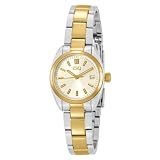 ESQ by Movado Women’s 7101354 Sport Classic Two-Tone-Stainless-Steel Yellow Round Dial Watch