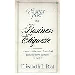 Emily Post on Business Etiquette book cover