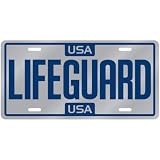 New  Usa Lifeguard  License Plate Occupations