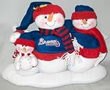 Atlanta Braves Table Top Snow Family