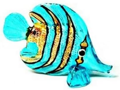Coastal Style MINIATURE HAND BLOWN Art Glass Fish No. 49 FIGURINE Collection