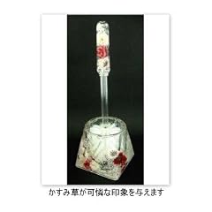 便利 アクリル トイレ ブラシ スモールローズ