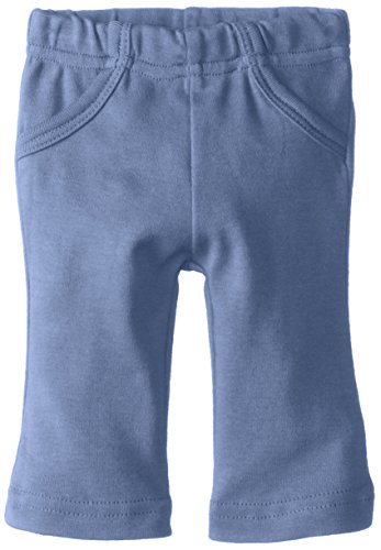 L'ovedbaby Unisex-Baby Newborn Organic Lounge Pants, Slate, 0-3 Months