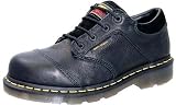 Dr. Martens Midi ST 4 Eye Shoe Black Industrial Bear/Suede