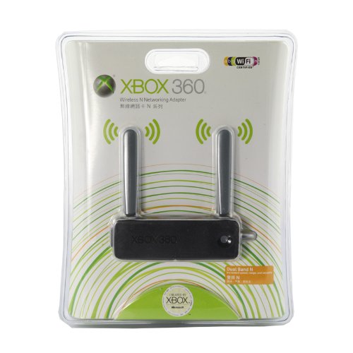 Wireless N Networking Adapter for Microsoft Xbox 360 Black