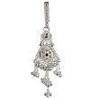 Keychains for Girls in Sterling Silver 5.75 inches